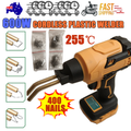 NNEDSZ Cordless Plastic Welder Hot Stapler Bumper Repair Welding Machine +400 Staples